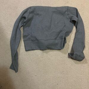 Prana Heather Gray Knit Top